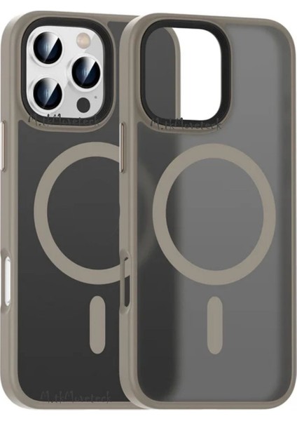 iPhone 16 Pro Kılıf Kamera Çıkıntılı Korumalı Mat Magsafe Şarj Destekli Renkli Hassas Butonlu Kapak