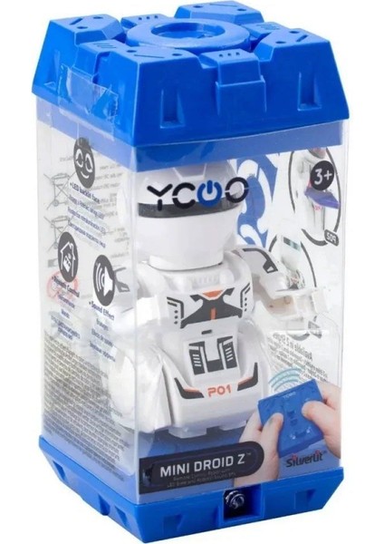 Neco Toys Sıl 88595 Silverlit Kumandalı Mini Droid Z Robot -Necotoys