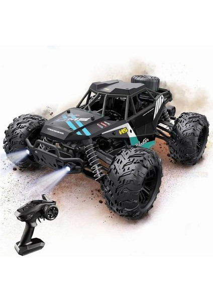 2.4ghz Uzaktan Kumandalı Metal Gövde 50 Km Hız Yapan 4x4 Off-Road Arazi Aracı - Kumandalı 7.4V 1300 Mah Şarjlı Rc Araba