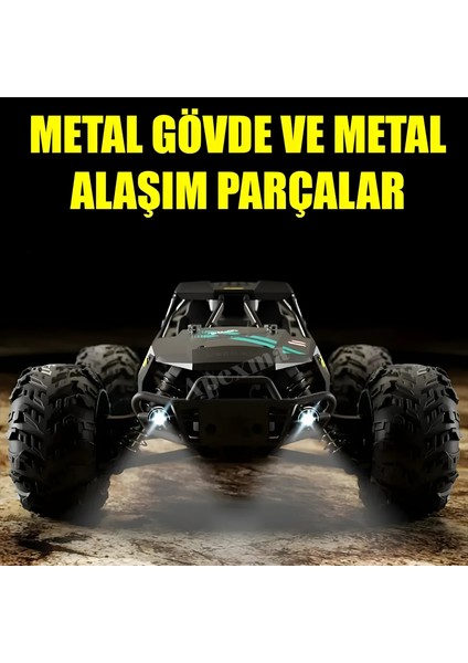 2.4ghz Uzaktan Kumandalı Metal Gövde 50 Km Hız Yapan 4x4 Off-Road Arazi Aracı - Kumandalı 7.4V 1300 Mah Şarjlı Rc Araba fırsatları