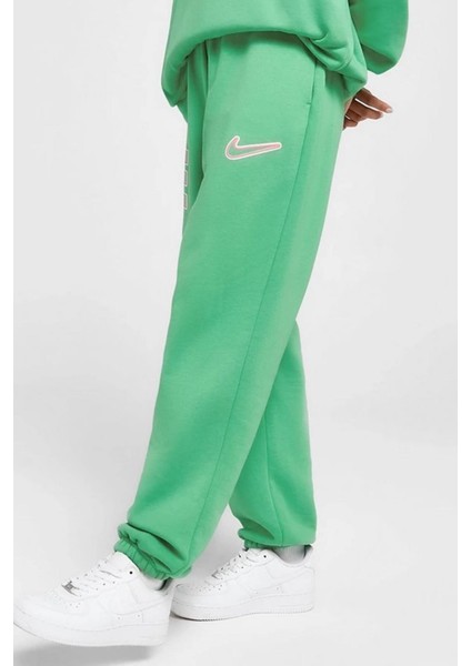 Phoenix Fleece High Waisted Loose Fit Sweatpant Oversize Eşofman Altı Yeşil fiyatları