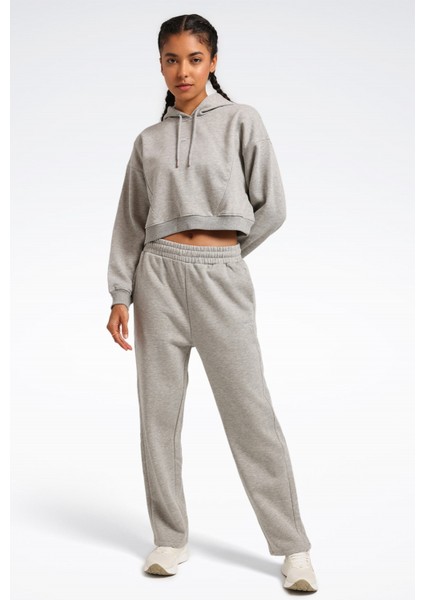 Eva Pant Grı Melanj Kadın Eşofman Altı modelleri