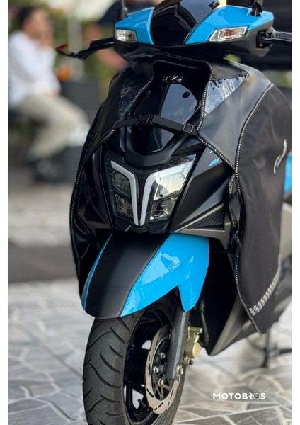 Tvs Ntorq Motosiklet Diz Örtüsü Scooter Diz Örtüsü Premium (Su Ve Rüzgar Geçirmez)