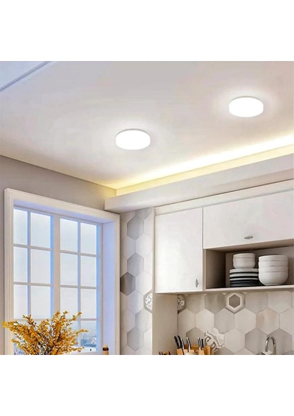 2 Adet 36 Watt, Beyaz Işık, Delik Çapı Ayarlanabilir Modern Tavan Armatürü Çok Kaliteli Tavan Apliği