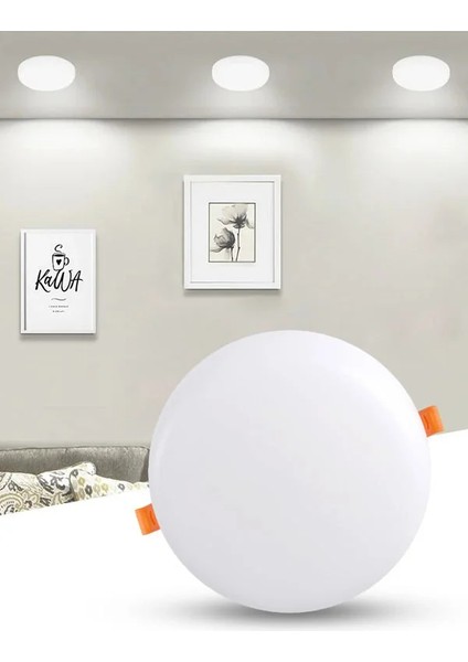 2 Adet 36 Watt, Beyaz Işık, Delik Çapı Ayarlanabilir Modern Tavan Armatürü Çok Kaliteli Tavan Apliği