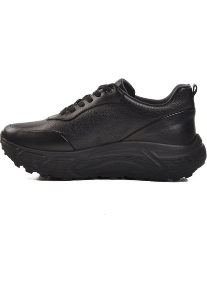 152-20225 Siyah-Siyah Floter Hakiki Deri Erkek Günlük Ayakkabı modelleri