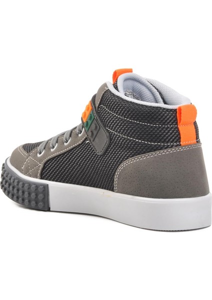 North-F Gri Unisex Çocuk Spor Ayakkabı