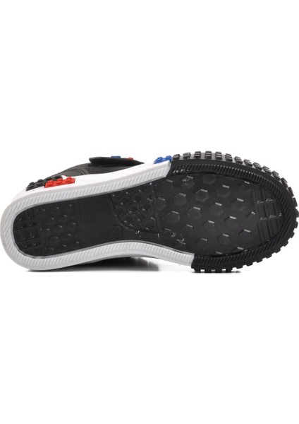 North-F Siyah-Beyaz Unisex Çocuk Spor Ayakkabı