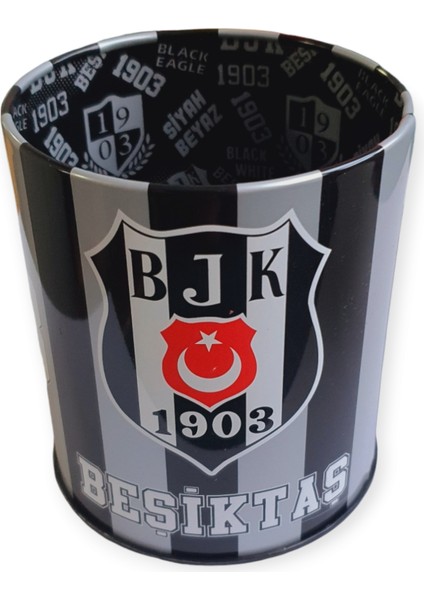 Beşiktaş Lisanslı Masa Üstü Metal Kalemlik