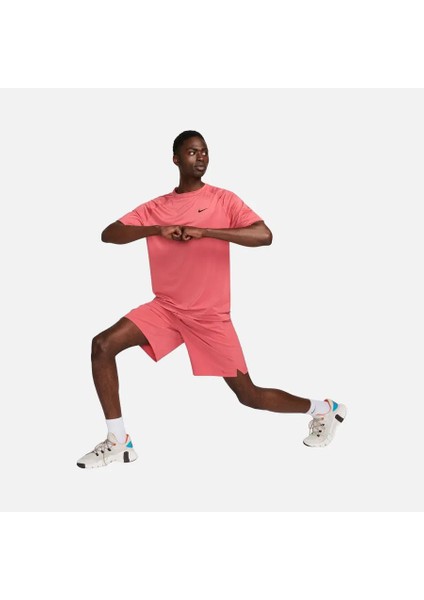 DV9815 655NIKE Dri-Fit Ready Fitness Training Short-Sleeve Spor Pembe Erkek T-Shirt