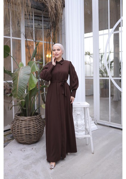 Gizli Patlı Düğmeli Ferace NSR504401 modelleri