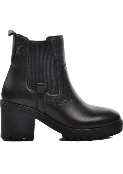 9826 Siyah Deri Kadın Bot fiyatları