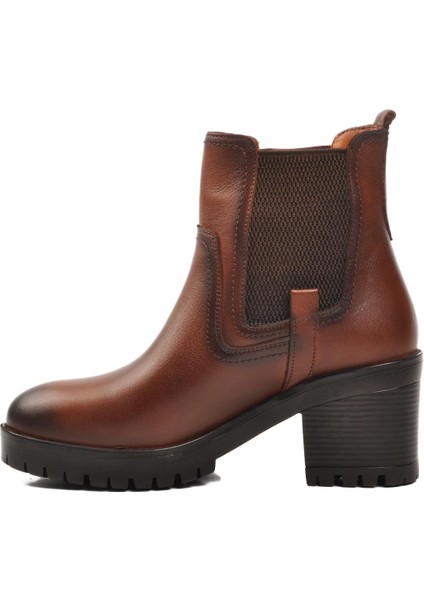 9826 Taba Deri Kadın Bot modelleri