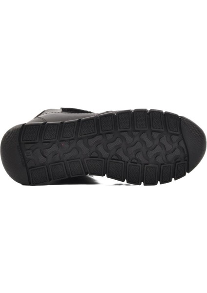 9411 Siyah Deri Kadın Bot indirimleri