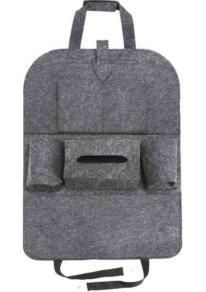 Araç Içi Koltuk Arkası Eşya Düzenleyici Ceplik Çanta Araba Oto Seyahat Organizeri Toplayıcı Keçe