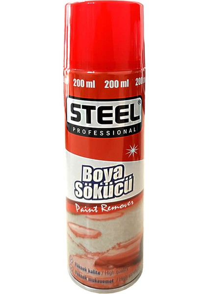 Sprey Boya Sökücü Ahşap Üzeri Boya Sökücü Metal Boyası Sökücü 200 ml