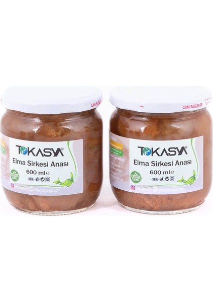 Elma Sirkesi Anası 600 G (2 Li Kavanoz)