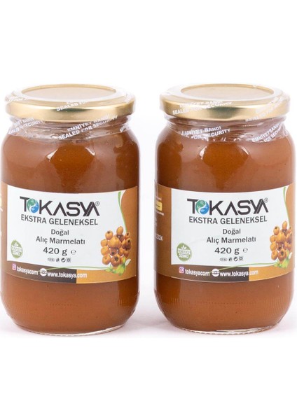 Doğal Alıç Marmelatı 420 G (2 Li Kavanoz)