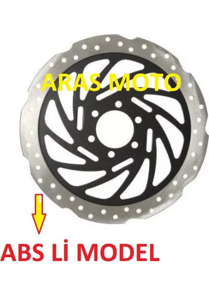 Bajaj Pulsar Ns 200 - Rs 200 Ön Fren Disk 2017-2022 Abs Li Model Euro 4 _supermoto