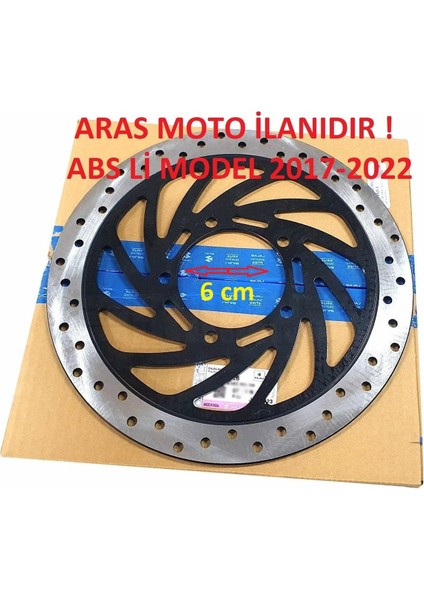 Bajaj Pulsar Ns 200 -Rs 200 Ön Fren Diski Abs Li Orjinal 2017-2022 Uyumlu Euro 4 modelleri