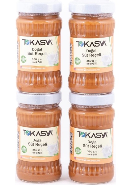 Doğal Süt Reçeli 350 G (4 Lü Kavanoz)