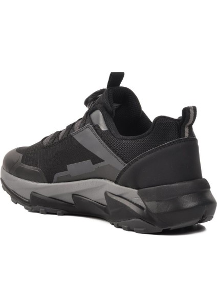 04803 Misina Bağcıklı Siyah-Füme Erkek Sneaker