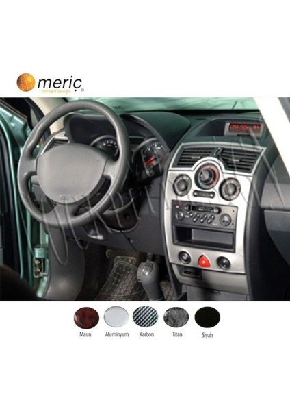 Renault Megane 2 Ön Torpido Kaplama Alüminyum 17 P. (Analog Klima) 03-09