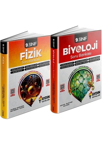 2025 9. Sınıf Fizik ve Biyoloji Yeni Marif Model 2'li Set