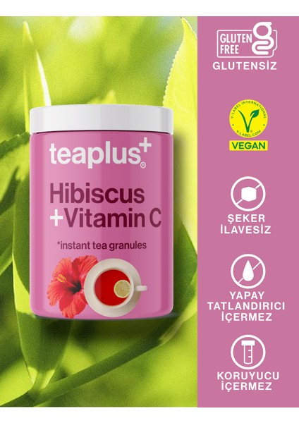 Teaplus+ Hibiskus Ekstresi & C Vitaminli Bitkisel Içecek Tozu 35gr