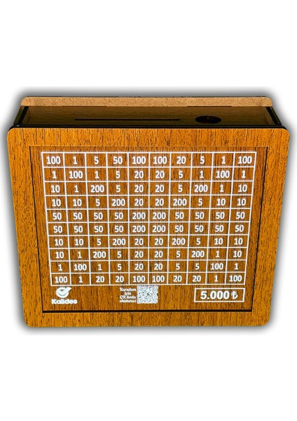Tekno Trust Parabox - 5.000 Tl Kumbara - Para Biriktirme Hedef Kutusu