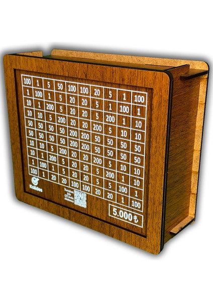 Tekno Trust Parabox - 5.000 Tl Kumbara - Para Biriktirme Hedef Kutusu