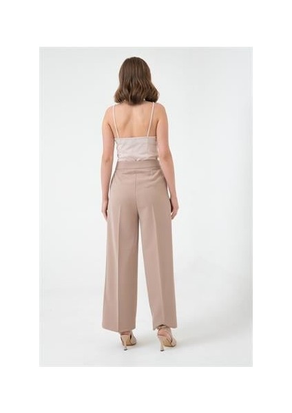 Kadın Palazo Pantolon Bej
