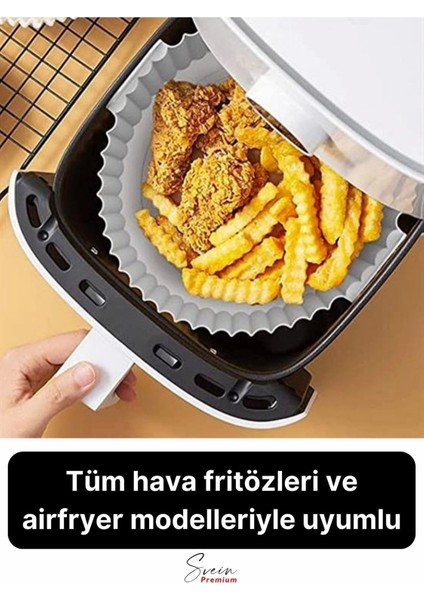 Isıya Dayanıklı Esnek Yıkanılabilir Yapışmaz Silikon Fırın ve Airfryer Yuvarlak Model Pişirme Matı modelleri