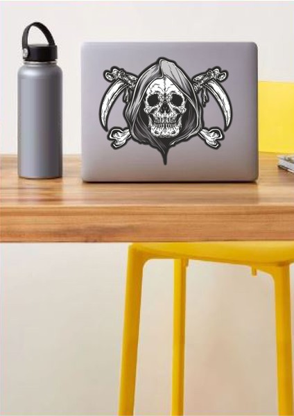 Çift Kılıçlı Azrail Sticker 00504 fiyatları
