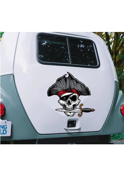 Korsan Denizci Kurukafa Sticker 00506 fiyatları