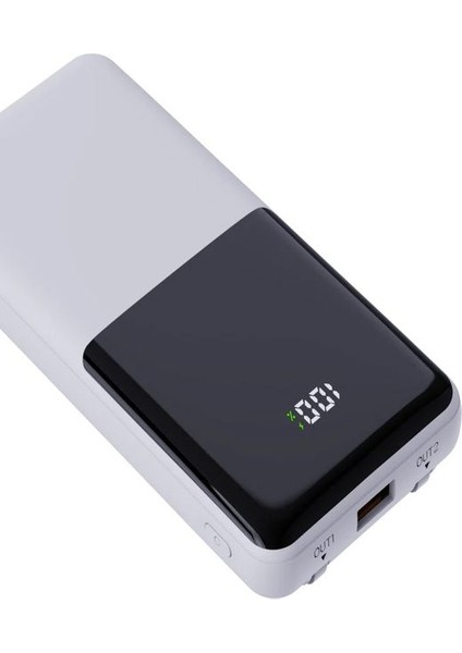 Pw-95 Pd 22.5W Hızlı Şarj LCD Kendiliğinden Type-C Lightning Kablolu 1usb-A Girişli Powerbank