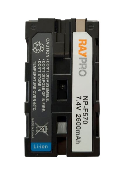 Sony Hvr HD1000E Hxr MC1500 MC2000 MC2500 Için NP-F570 Batarya