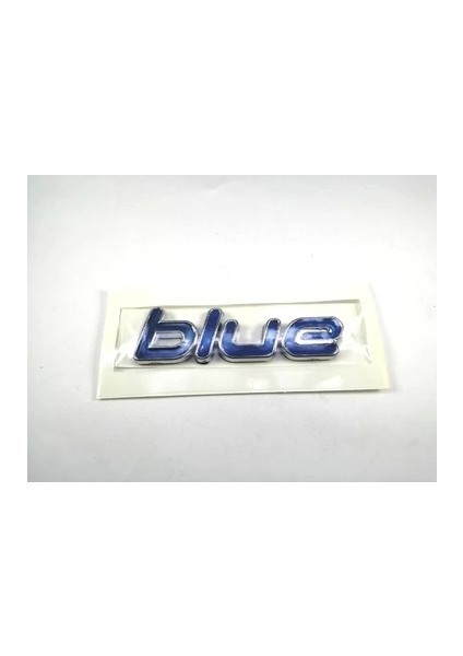 Arma Arka Hyundai Accent Blue Yazı Mavi 8.5cm (Küçük)