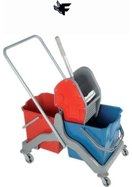 1. Kalite Ceymop Çift Kovalı Plastik Temizlik Arabası Genel Temizlik Rahat ve Hijyenik Temizlik indirimleri