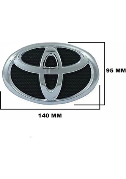 Arma Ön Panjur Toyota Corolla Büyük Tip 14X9.5 cm