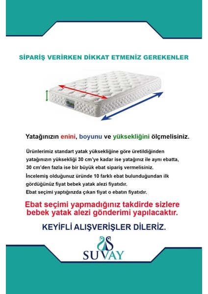 Kapitoneli Fitted Full Kenar Su Sıvı Geçirmez Çarşaf Alez 60 x 120 Bebek Çocuk Kreş Anaokulu Alezi