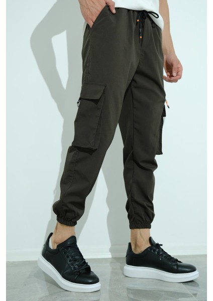 Bl Non Stop Baskılı Kort Paraşüt Kumaş Tactical Kargo Cepli Erkek Eşofman Alt modelleri