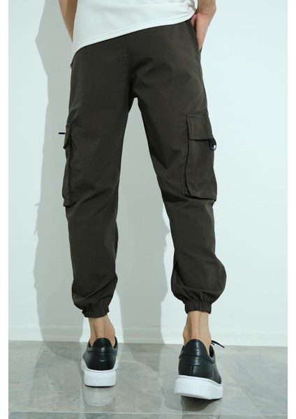 Bl Non Stop Baskılı Kort Paraşüt Kumaş Tactical Kargo Cepli Erkek Eşofman Alt indirimleri