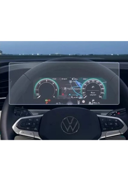 Volkswagen Passat 2024 10.25 Inç Digital Gösterge Uyumlu Mat Görünüm 9H Nano Ekran Koruyucu Mat