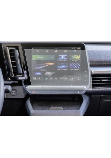 Renault Austral E-Tech 2022-2024 9 Inç Multimedya Uyumlu Mat Görünüm 9H Nano Ekran Koruyucu Mat