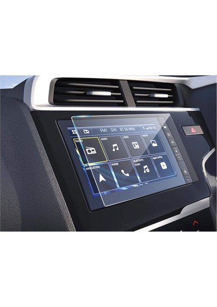 Honda City 2023 - 2024 - 2025 8 Inç Multimedya Uyumlu Mat Görünüm 9H Nano Ekran Koruyucu Mat