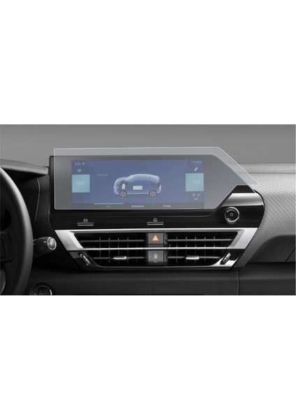 Citroen C4X 2021-2024 10 Inç Multimedya Navigasyon Uyumlu Mat Görünüm 9H Nano Ekran Koruyucu Mat
