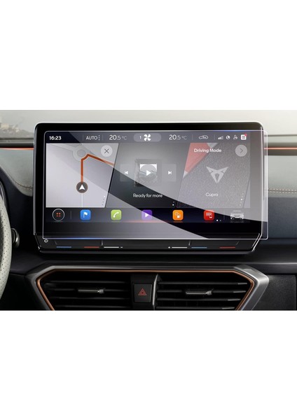 Cupra Formentor 2021 - 2024 12 inç Audio Multimedya Uyumlu Mat Görünüm 9H Nano Ekran Koruyucu Mat