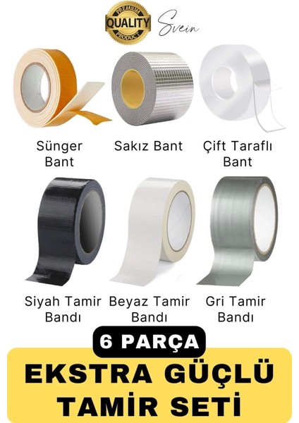 Premium Ekstra Güçlü Sızdırmaz Su Geçirmez Mutfak Lavabo Kenar Tamir Bandı Sakız Bant Çift Taraflı