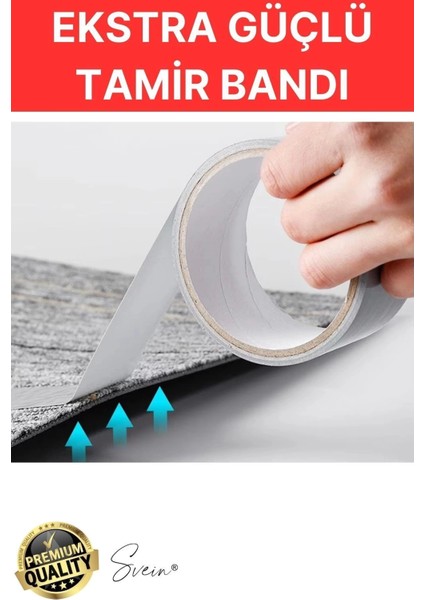 2 Adet 10 mt Gri Lifli Tamir Takviye Onarım Bandı Su Geçirmez Sızdırmaz Kuvvetli Dayanıklı Çatlak indirimleri